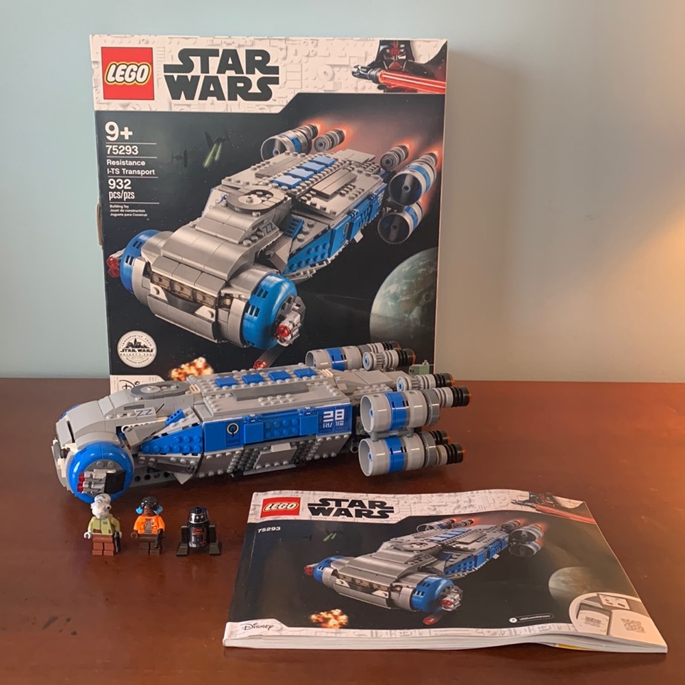 Lego Star Wars Resistance I-TS transport 75293 Good Condition